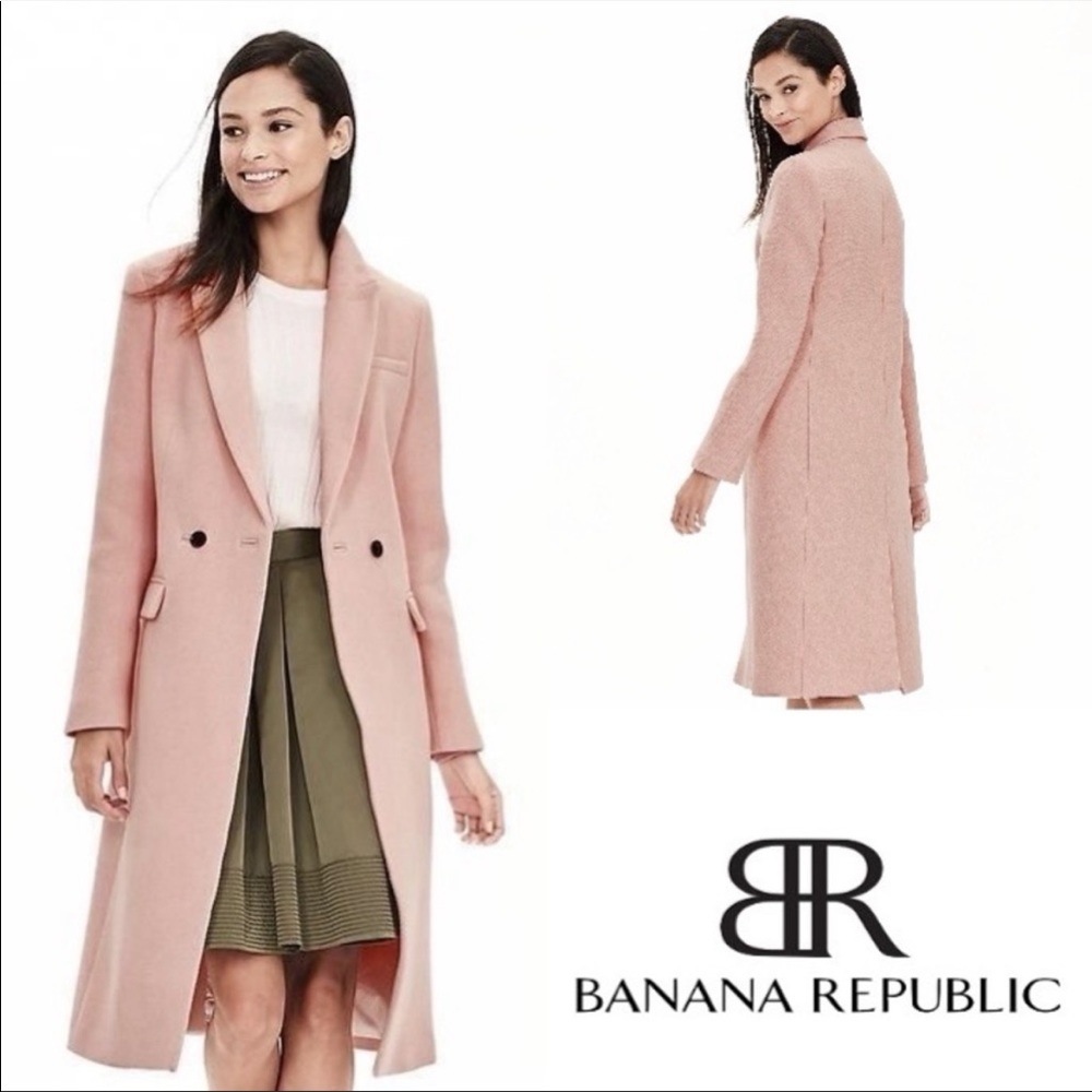 Banana republic blush coat